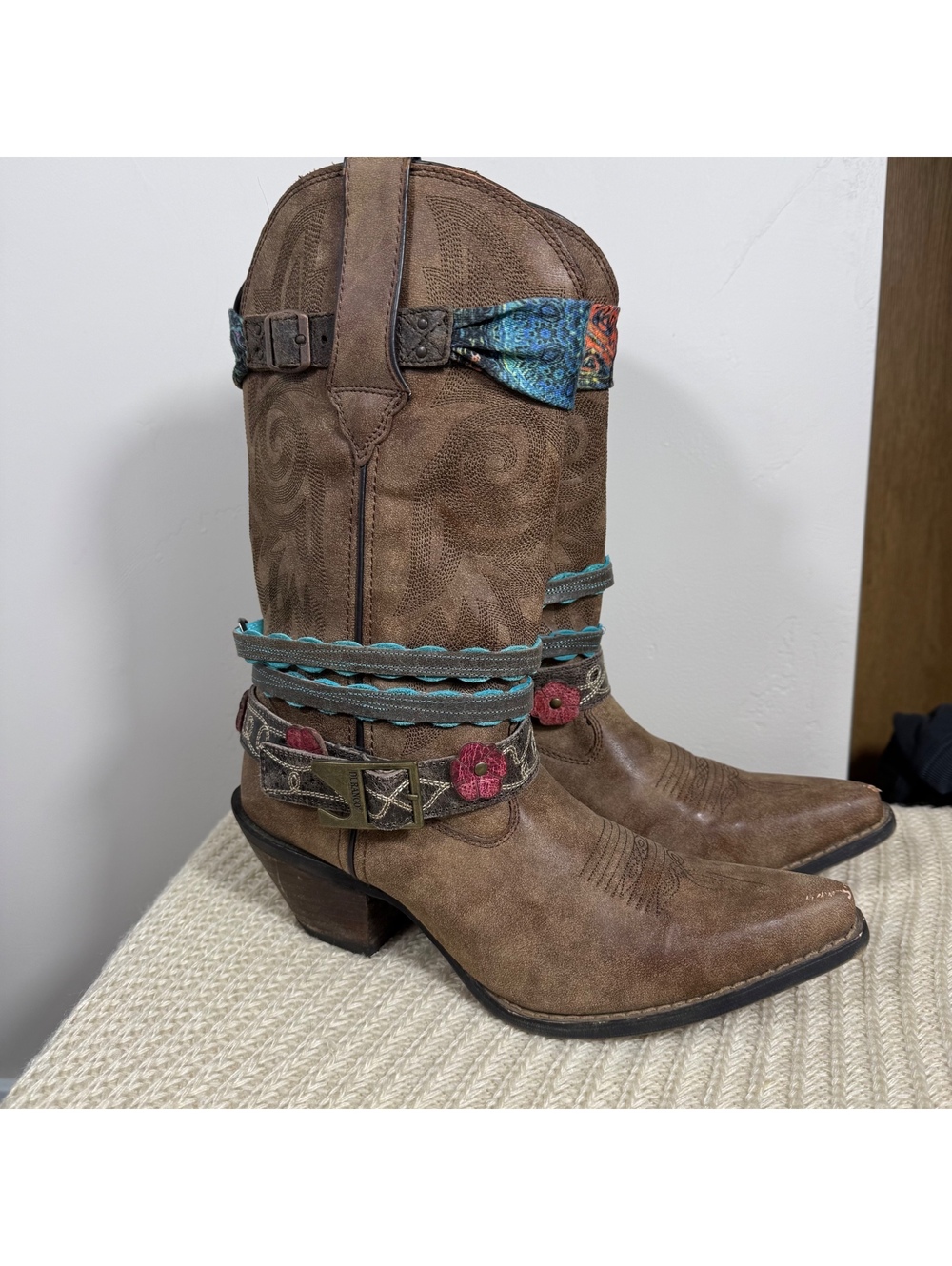 Durango Crush Accessorized Western Cowgirl Boots – Women’s 9.5M